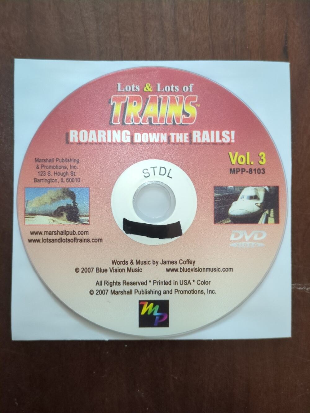 LOTS AND LOTS OF TRAINS VOL 3 dvd disc only